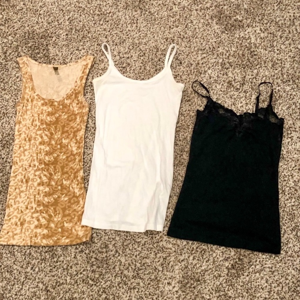 3 Bundle Tanks- 2 Banana Republic/1 Old Navy